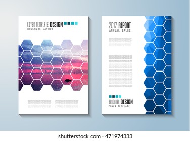 Brochure template, Flyer Design or Depliant Cover for business presentation and magazine covers, annual reports and marketing generic purposes.