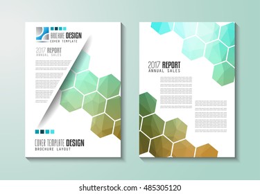Brochure template, Flyer Design or Depliant Cover for business purposes. Elegant layout with space for text and images.