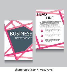 Brochure template, Flyer Design or Depliant Cover for business presentation and magazine covers, annual reports and marketing generic purposes.