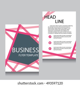 Brochure template, Flyer Design or Depliant Cover for business presentation and magazine covers, annual reports and marketing generic purposes.