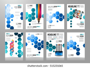 Brochure template, Flyer Design or Depliant Cover for business presentation and magazine covers, annual reports and marketing generic purposes.