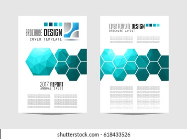 Brochure template, Flyer Design or Depliant Cover for business presentation and magazine covers, annual reports and marketing generic purposes.