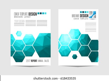 Brochure template, Flyer Design or Depliant Cover for business presentation and magazine covers, annual reports and marketing generic purposes.