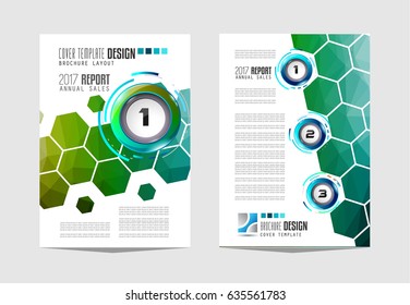 Brochure template, Flyer Design or Depliant Cover for business presentation and magazine covers, annual reports and marketing generic purposes.