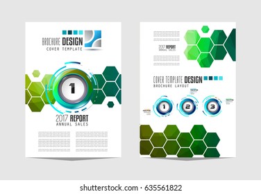 Brochure template, Flyer Design or Depliant Cover for business presentation and magazine covers, annual reports and marketing generic purposes.