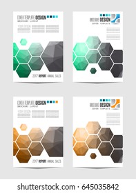 Plantilla de folleto, Diseño de volante o Portada de despliegue para presentaciones de negocios y portadas de revistas, informes anuales y propósitos genéricos de marketing.