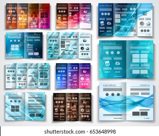 Brochure template, Flyer Design or Depliant Cover for business presentation and magazine covers, annual reports and marketing generic purposes.