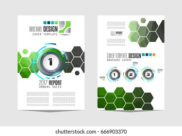 Brochure template, Flyer Design or Depliant Cover for business presentation and magazine covers, annual reports and marketing generic purposes.