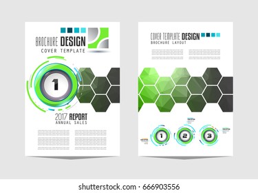 Brochure template, Flyer Design or Depliant Cover for business presentation and magazine covers, annual reports and marketing generic purposes.