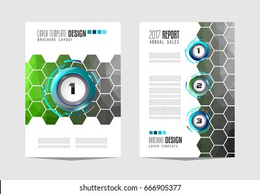 Brochure template, Flyer Design or Depliant Cover for business presentation and magazine covers, annual reports and marketing generic purposes.