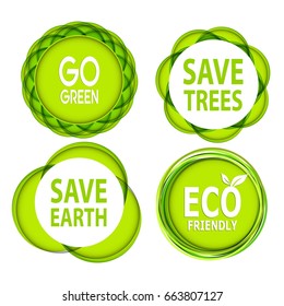 Brochure template flyer design for environment on eco friendly vector backgroundfriendly vector background