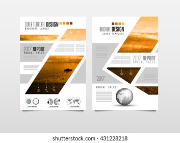 Brochure template, Flyer Design or Leaflet Cover for business presentation and magazine covers, annual reports and marketing generic purposes.