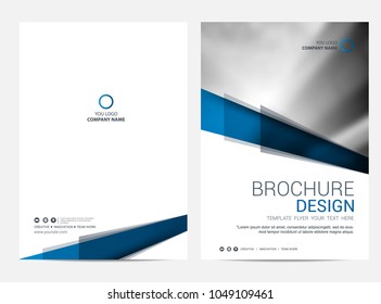 Brochure template flyer design vector background