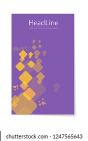 Brochure template flyer design vector background