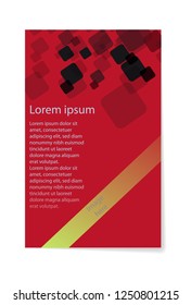 Brochure template flyer design vector background