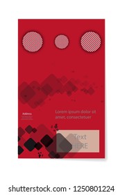 Brochure template flyer design vector background