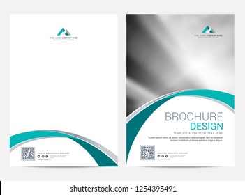 Brochure template flyer design vector background