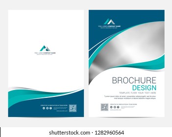 Brochure template flyer design vector background