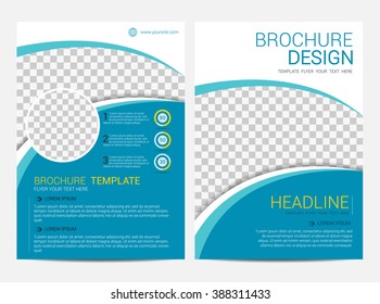 Brochure Template Flyer Design Vector Background