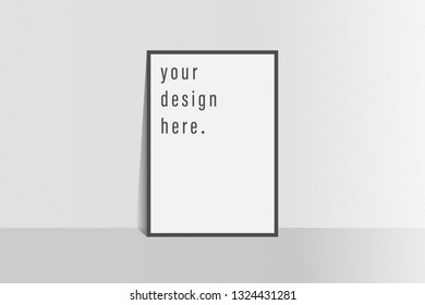 Brochure template flyer Simple white color background for business design