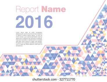 brochure template Horizontal light pink 2016 new