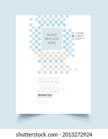 Brochure template layout collection, cover design annual report, magazine, flyer in A4 with flower petals shapes for business, nature idea. Abstract vector design.