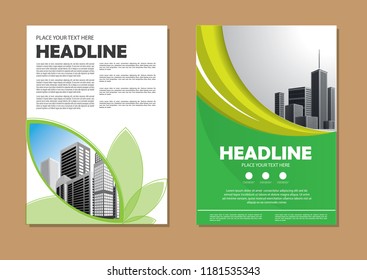Brochure template layout, cover design annual report, magazine, flyer or booklet in A4 with blue geometric shapes on polygonal background
