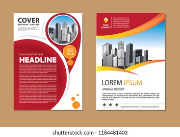 Brochure template layout, cover design annual report, magazine, flyer or booklet in A4 with blue geometric shapes on polygonal background