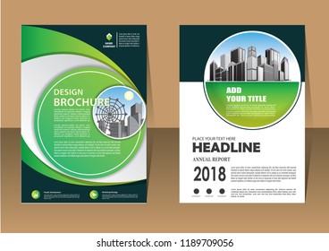 Brochure template layout, cover design annual report, magazine, flyer or booklet in A4 with blue geometric shapes on polygonal background