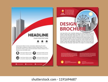 Brochure template layout, cover design annual report, magazine, flyer or booklet in A4 with blue geometric shapes on polygonal background