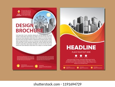 Brochure template layout, cover design annual report, magazine, flyer or booklet in A4 with blue geometric shapes on polygonal background