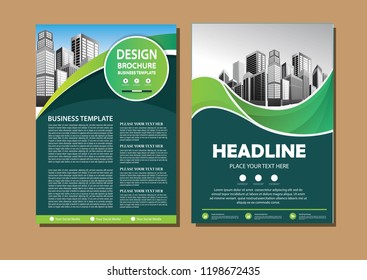 Brochure template layout, cover design annual report, magazine, flyer or booklet in A4 with blue geometric shapes on polygonal background