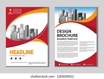 Brochure template layout, cover design annual report, magazine, flyer or booklet in A4 with blue geometric shapes on polygonal background