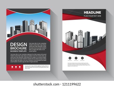 Brochure template layout, cover design annual report, magazine, flyer or booklet in A4 with blue geometric shapes on polygonal background