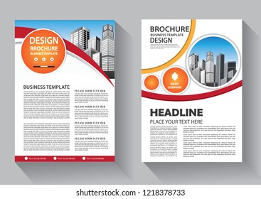 Brochure template layout, cover design annual report, magazine, flyer or booklet in A4 with blue geometric shapes on polygonal background