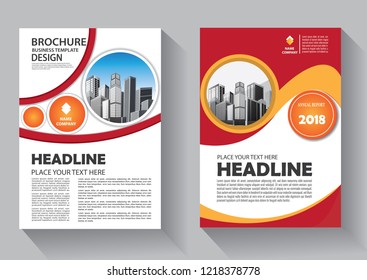 Brochure template layout, cover design annual report, magazine, flyer or booklet in A4 with blue geometric shapes on polygonal background