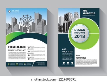 Brochure template layout, cover design annual report, magazine, flyer or booklet in A4 with blue geometric shapes on polygonal background