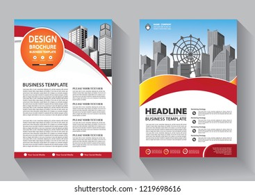 Brochure template layout, cover design annual report, magazine, flyer or booklet in A4 with blue geometric shapes on polygonal background
