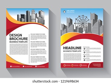 Brochure template layout, cover design annual report, magazine, flyer or booklet in A4 with blue geometric shapes on polygonal background