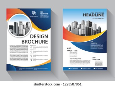 Business Abstract Vector Template Brochure Design Stock Vector (Royalty ...