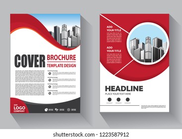 Brochure template layout, cover design annual report, magazine, flyer or booklet in A4 with geometric shapes on polygonal background
