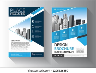 Brochure Template Layout Cover Design Annual Stock Vector (Royalty Free ...