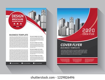 Brochure template layout, cover design annual report, magazine, flyer or booklet in A4 with blue geometric shapes on polygonal background