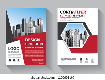Brochure template layout, cover design annual report, magazine, flyer or booklet in A4 with blue geometric shapes on polygonal background