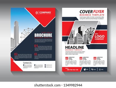 Business Brochure Template Tri Fold Layout Stock Vector (Royalty Free ...