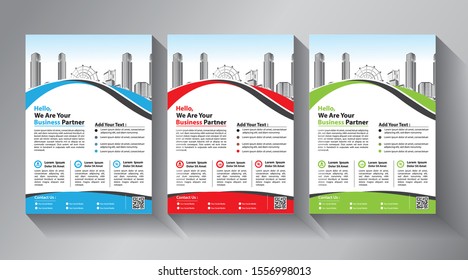 Brochure template layout, cover design annual report, magazine, flyer or booklet background