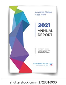 Brochure template layout, cover design annual report, magazine, flyer in A4 with Abstract vector design.