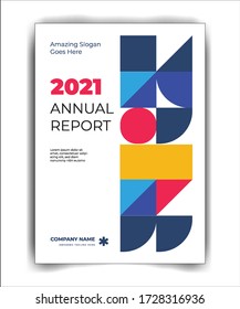 Diseño de la plantilla de folleto, informe anual de diseño de portada, revista, volante en A4 con diseño de vector abstracto.