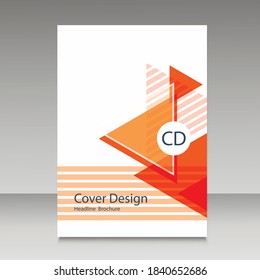 Brochure template layout, cover design annual report
