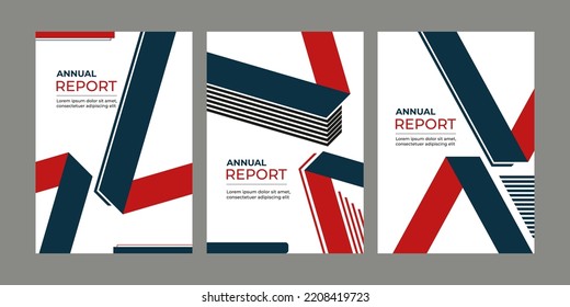 Brochure template layout, cover design annual report,